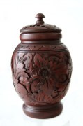 2023 houten urn Bali rond 2 800